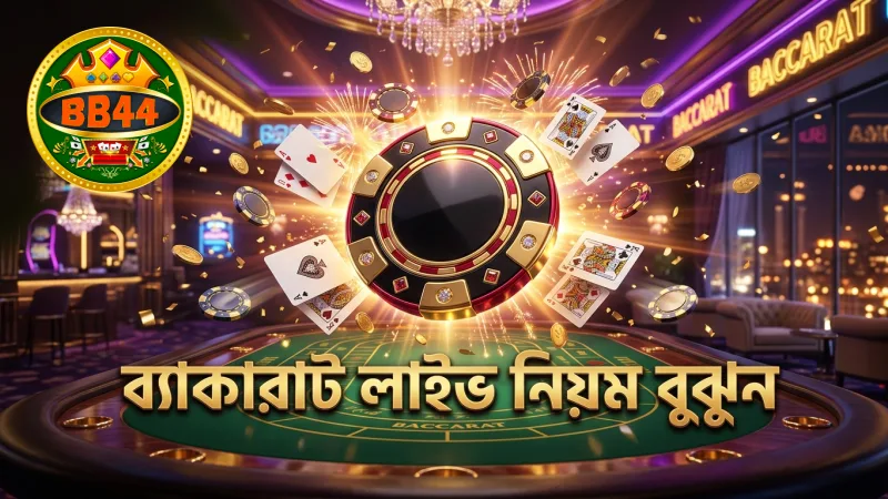 ব্যাকারাট লাইভ খেলার নিয়ম বুঝলে ভুল কম হয়