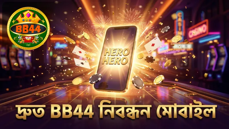 মোবাইল থেকে BB44 নিবন্ধন দ্রুত ও সহজ।