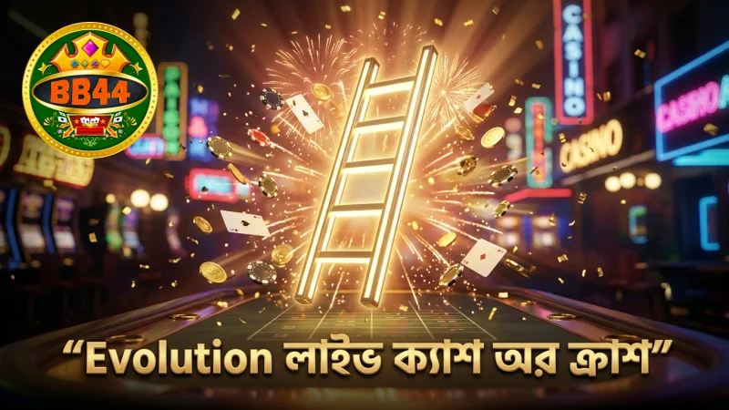 ক্যাশ অর ক্র্যাশের Evolution লাইভ গেমের ২০ স্তরের ধাপ।