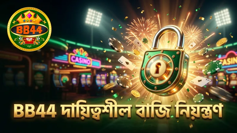 দায়িত্বশীল বেটিংয়ে BB44 বাজির সীমা নির্ধারণে সহায়তা করে।