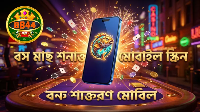 বস মাছ সনাক্তকরণের জন্য মোবাইল স্ক্রিনে স্পষ্ট নির্দেশনা