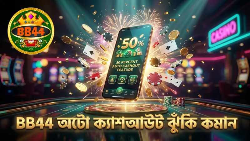 ৫০% অটো ক্যাশআউট ফিচার ব্যবহার করে ঝুঁকি কমানো যায়