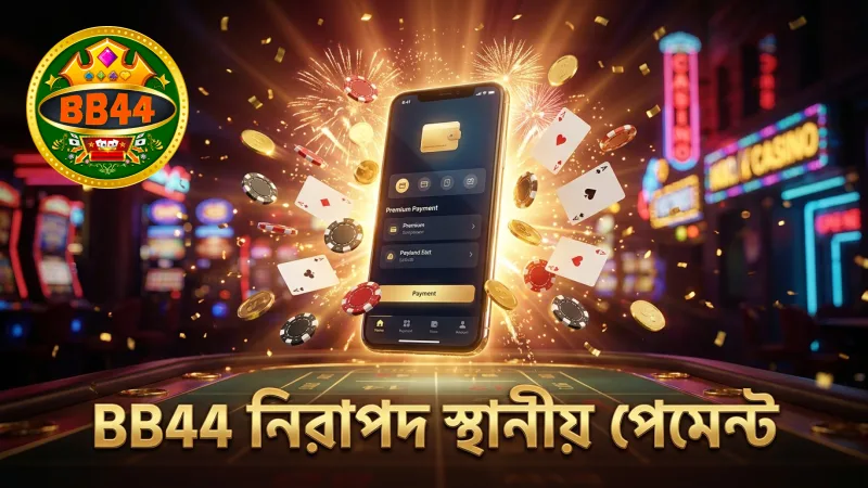 BB44 প্ল্যাটফর্মে সুরক্ষিত স্থানীয় পেমেন্ট পদ্ধতি ব্যবহৃত হয়